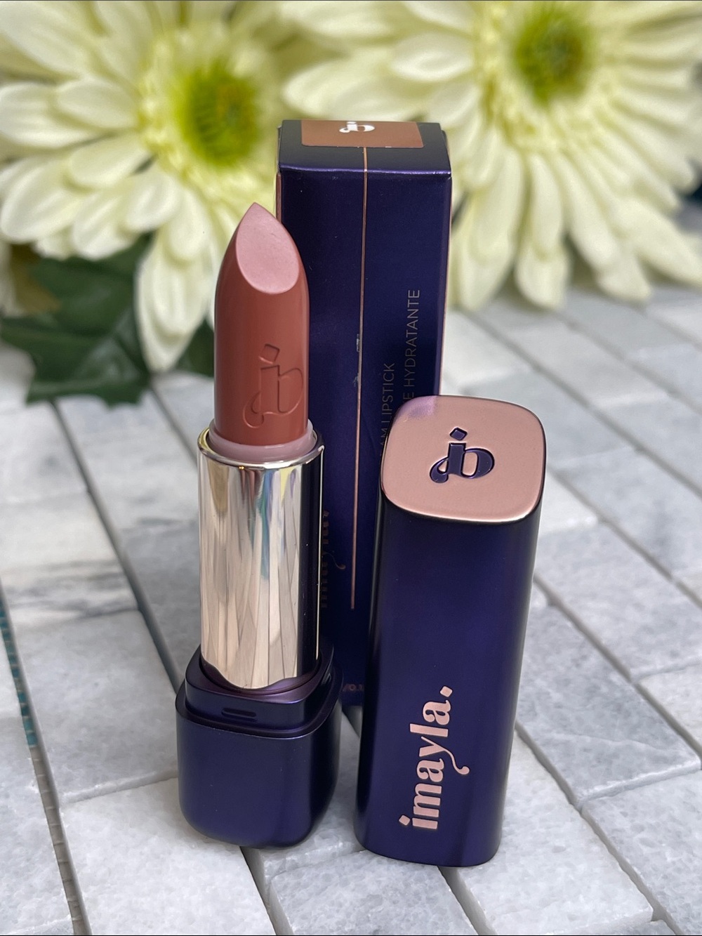 Imayla Hydrating Lipstick in Mauve Brown “Milanese” NWT